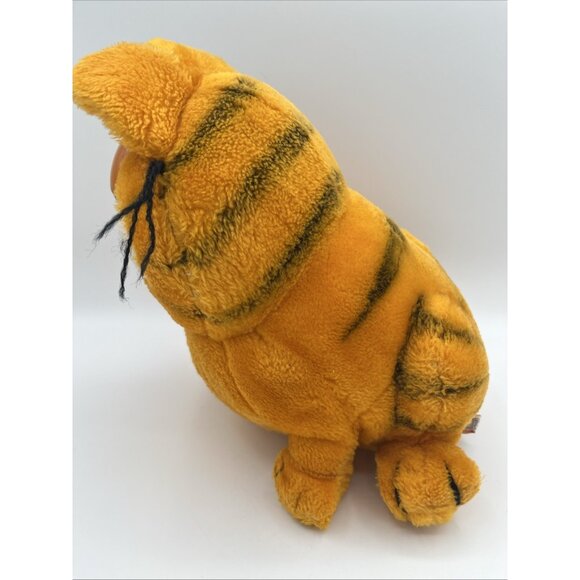 Vintage Garfield Cat Sitting Plush Stuffed Animal Dakin Large 12" H x 9" W - Picture 4 of 13